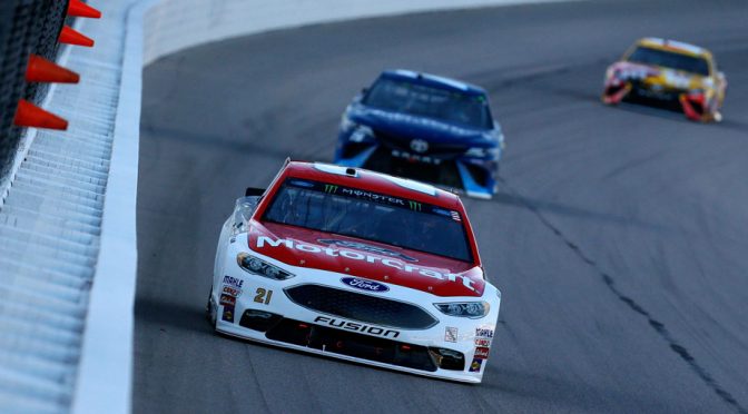 Kansas polesitter Ryan Blaney wins Stage 2; Kyle Busch takes Stage 1