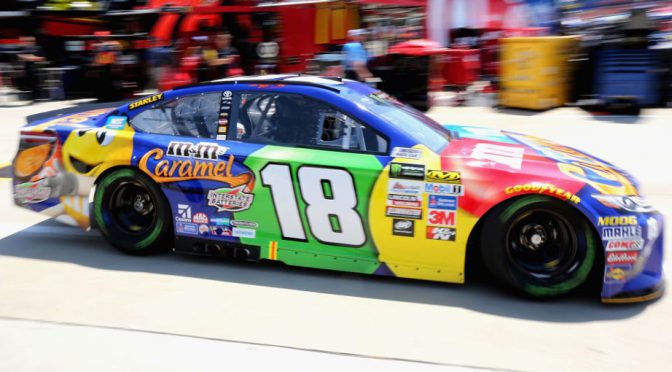 M&M’s Racing, Kyle Busch drop green flag on M&M’s Caramel