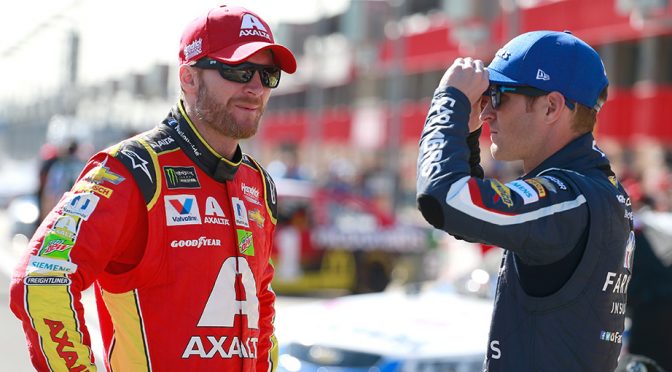 Featured image for Dale Jr. to start from rear due to cut tire