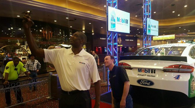 Dikembe Mutombo, Kevin Harvick team up with Mobil 1
