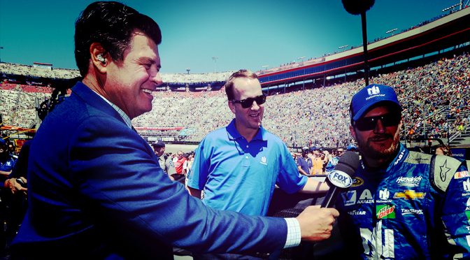 Featured image for Junior able to 'hold it' for first race back; Waltrip, uh, not so much