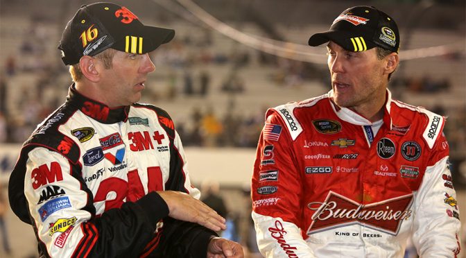 Harvick recounts 2002 WWE-style dust-up with Biffle at Bristol