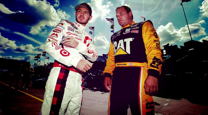 Featured Image for This Ryan Newman/Kyle Larson photo — best pic of all time? We think so