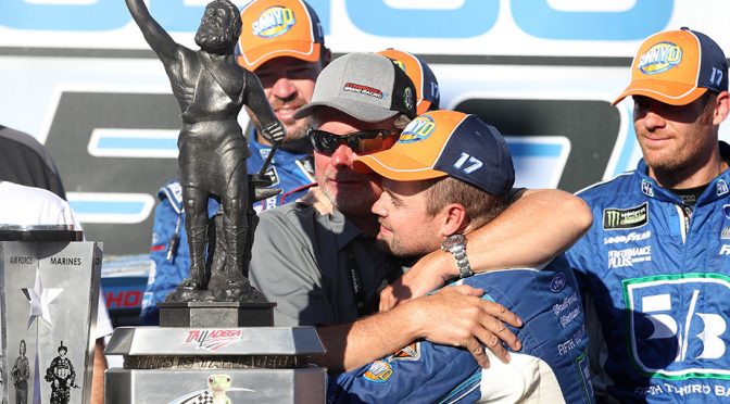 Stenhouse Jr.’s dad takes interesting journey to Victory Lane