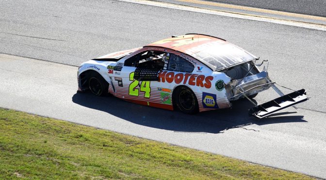 Featured image for Allmendinger, Elliott collected in Big One at Talladega