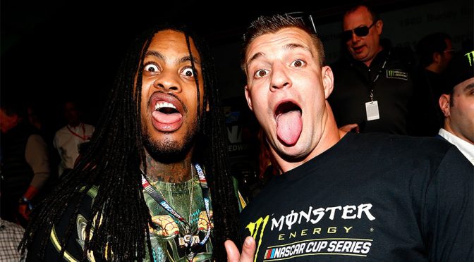 Featured Image for Rob Gronkowski brings the Monster Energy party to Daytona 500
