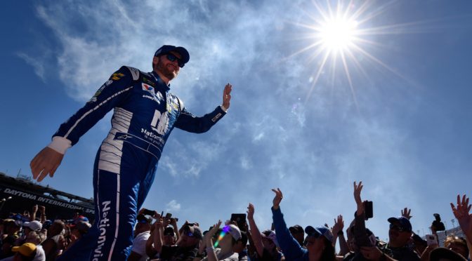Featured image for Despite Daytona wreck, Earnhardt grateful for safety features, support