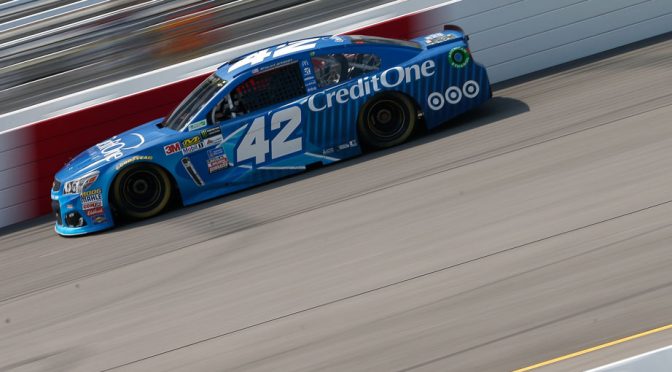 Larson, Jones lead final practices at Richmond