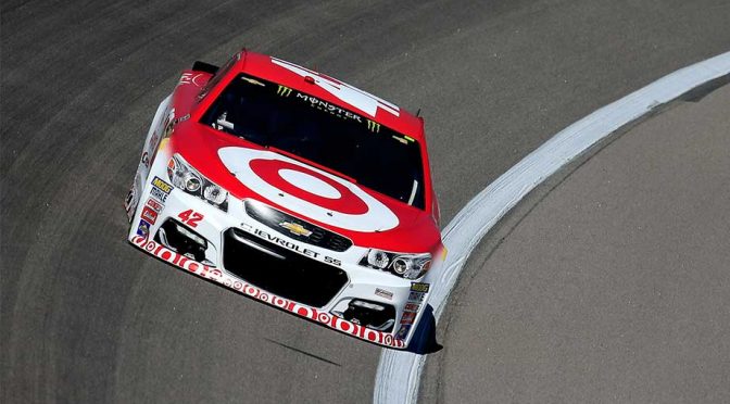 Larson leads the way in Monster Energy All-Star practice