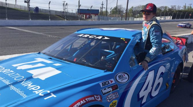 Thad Moffitt has helmet fit for 'The King' in ARCA debut