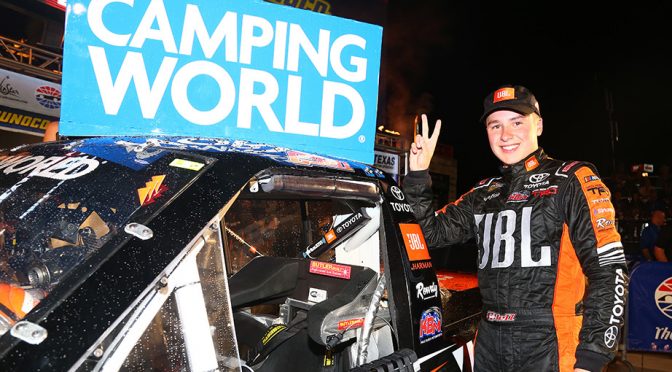 Featured image for Bell wins Camping World Truck Series race at Texas after finish under caution
