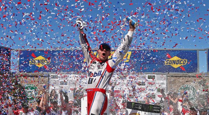 Featured Image for Kevin Harvick savors Sonoma for first victory this season