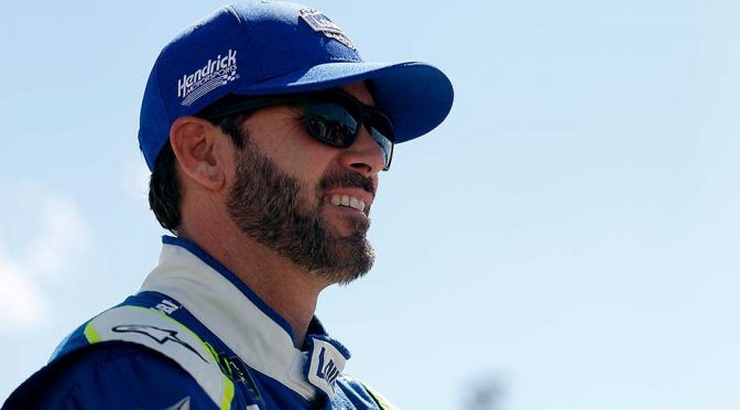 Featured Image for Johnson’s No. 48 among cars moving to rear at Michigan
