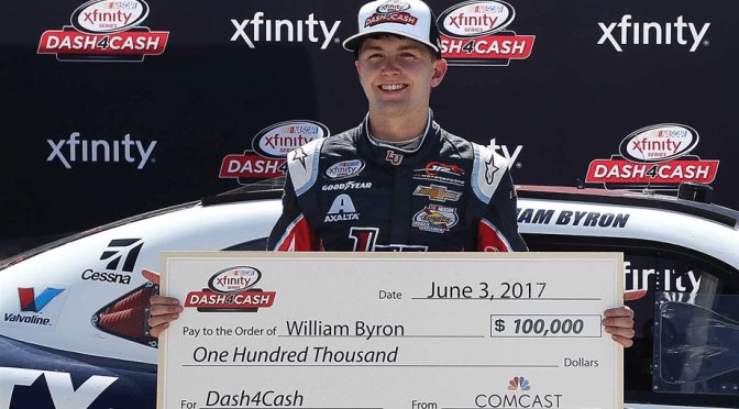 William Byron takes home $100,000 bonus in Dash 4 Cash finale at Dover