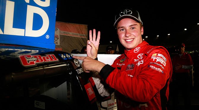 Featured Image for Bell tallies third win of season in rain-delayed Kentucky