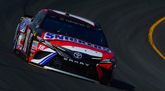 Featured Image for Kyle Busch nabs Kentucky pole in shortened qualifying session