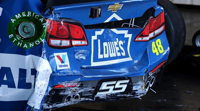 Featured image for Jimmie Johnson’s hex at Pocono holds with DNF