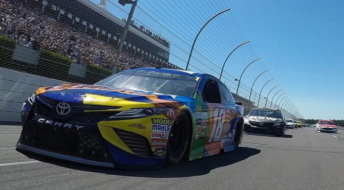 Featured image for No. 18 Toyota found with loose lug nut post-Pocono victory