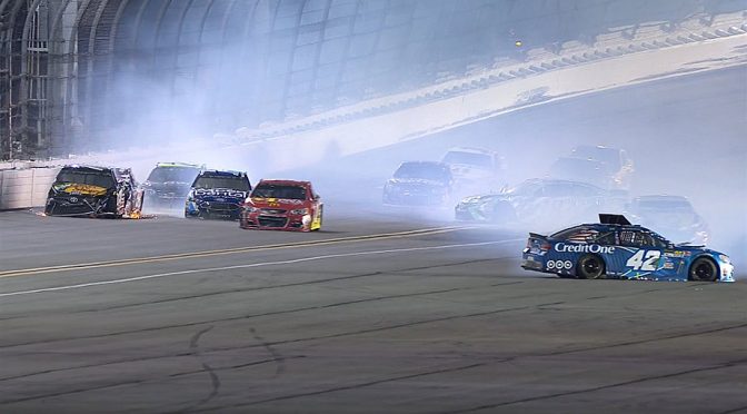 Featured image for Monster Energy Series front-runners foiled by Stage 2 stack-up at Daytona