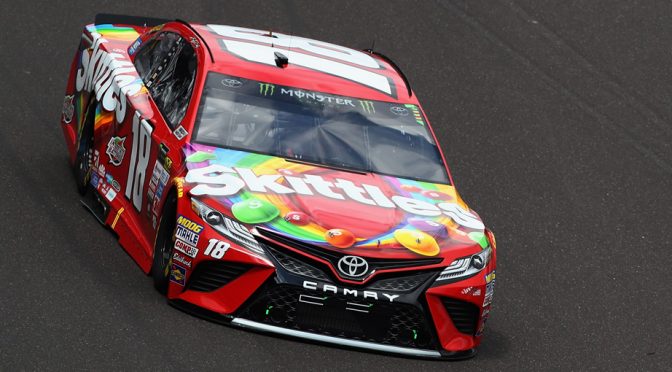 Featured image for Kyle Busch earns Stage 1, Stage 2 wins in Indy