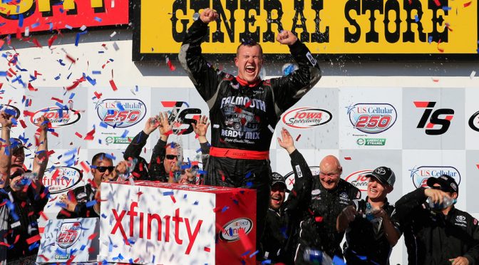 Featured Image for Ryan Preece earns first career XFINITY win at Iowa