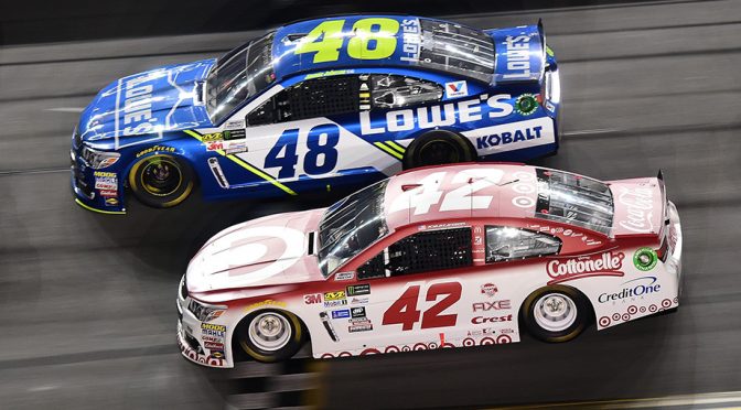 Featured image for Johnson on racing Larson hard: ‘Nothing personal toward Kyle’