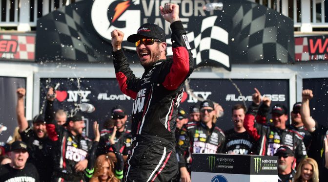 Featured image for Martin Truex Jr. makes fuel last, scores Watkins Glen victory