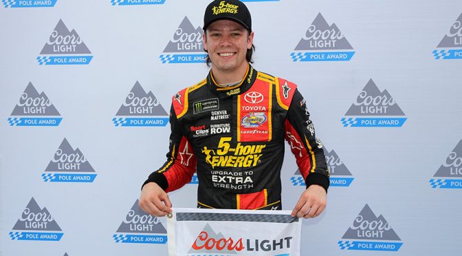 Featured Image for Erik Jones lands career-first Coors Light Pole at Bristol