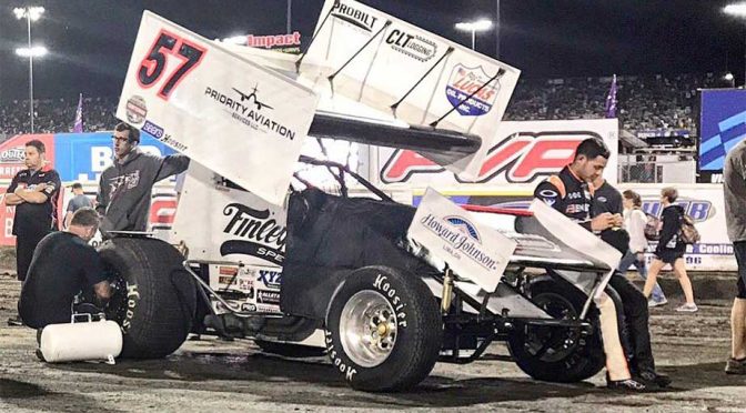 Kyle Larson finishes second in prestigious Knoxville Nationals