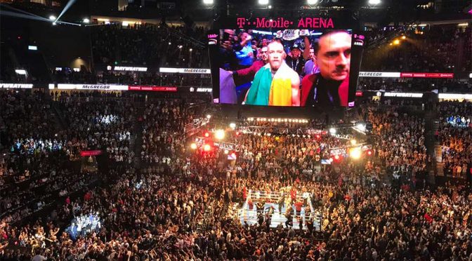 Featured image for McGregor vs. Mayweather: NASCAR drivers attend, react