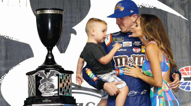 Samantha Busch makes joke on Kyle Busch’s ‘sweeping’ celebration at Bristol