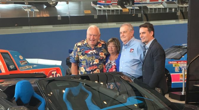 Featured Image for Gordon presents his personal Corvette to fan to support Jeff Gordon Children’s Foundation