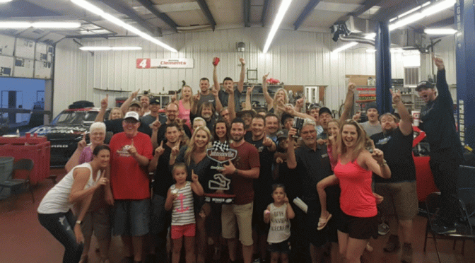 Clements hosts victory party at JCR to celebrate Road America win
