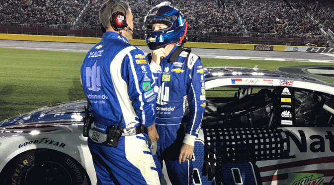 Flashback Friday: No. 88 car chief, wife have baby — that he helped deliver