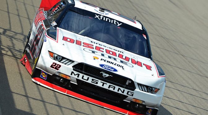 Logano tops final XFINITY practice at Michigan
