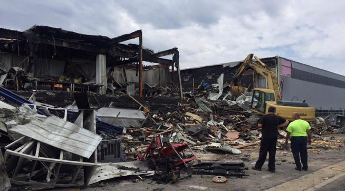 Featured Image for ThorSport presses on after shop fire, ready to roll in Iowa