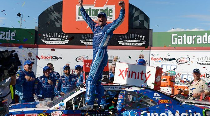 Sadler savors XFINITY victory at Darlington
