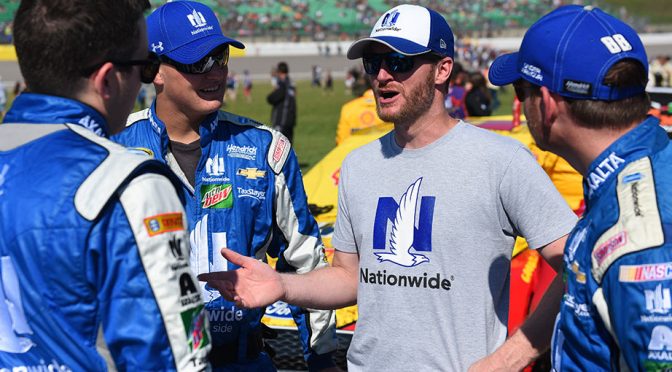Featured image for Dale Jr. backs Bowman, will tackle Talladega on the air