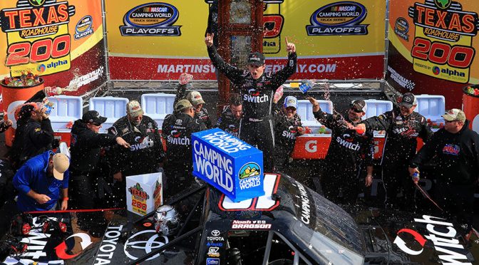 Featured Image for Noah Gragson grabs first career victory at Martinsville