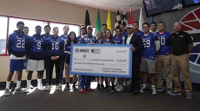 Featured Image for Charlotte track’s $100,000 gift to honor Dale Jr., fund concussion research