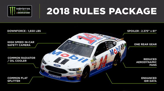 Featured Image for Rules package for 2018 set for Monster Energy NASCAR Cup Series