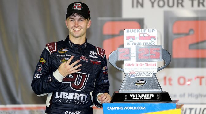 Featured Image for Byron earns fourth Camping World Truck Series win of 2016