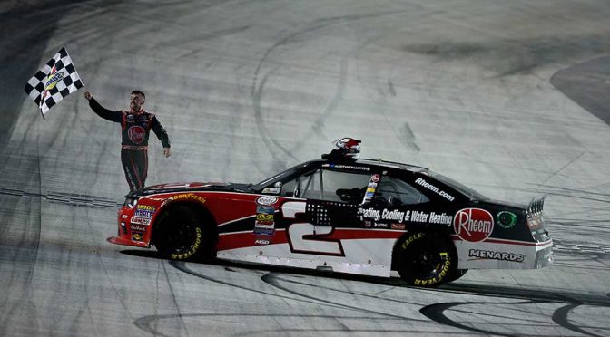Featured Image for Austin Dillon wins in overtime finish at Bristol