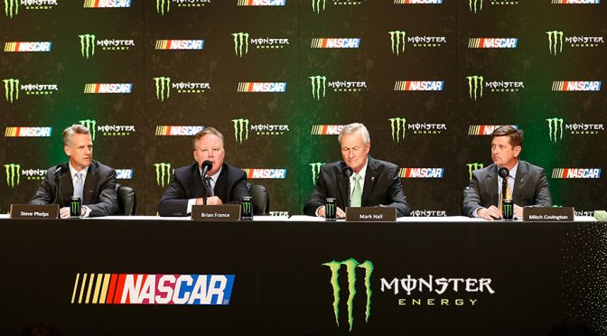 NASCAR, Monster Energy announce premier series entitlement partnership