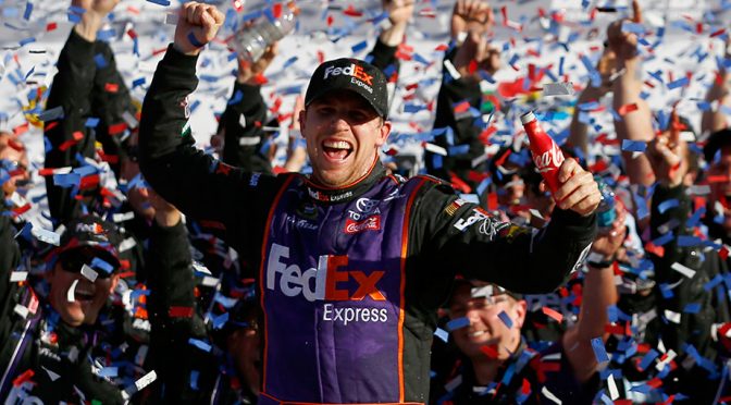 Hamlin returns to site of Daytona 500 win, eyes sweep