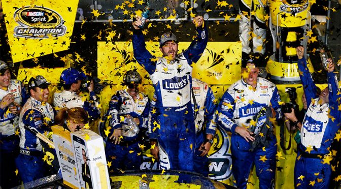 NASCAR Nation reacts to wild finish, Jimmie Johnson's championship win