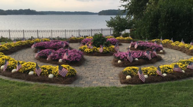 Kurt Busch creates garden memorial to Las Vegas victims