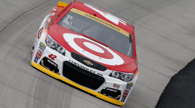 Featured Image for Kyle Larson leaps to top of practice board late at Dover