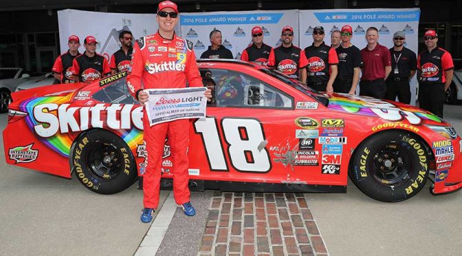 Busch picks up Coors Light Pole Award in search of Brickyard defense