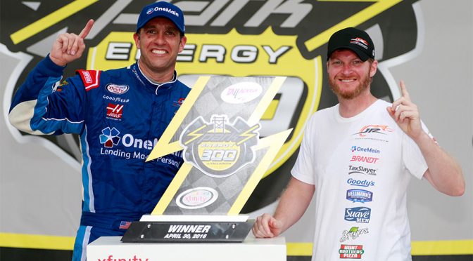 Sadler motivated by absence of team owner, Earnhardt Jr.